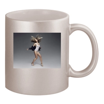 Heidi Klum 11oz Metallic Silver Mug