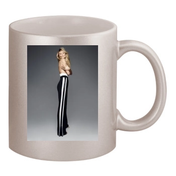 Heidi Klum 11oz Metallic Silver Mug