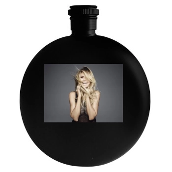 Heidi Klum Round Flask