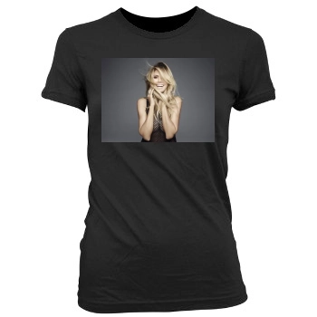 Heidi Klum Women's Junior Cut Crewneck T-Shirt