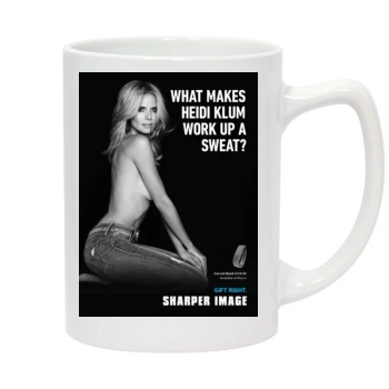 Heidi Klum 14oz White Statesman Mug