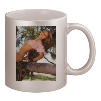 Heidi Klum 11oz Metallic Silver Mug