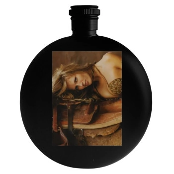 Heidi Klum Round Flask