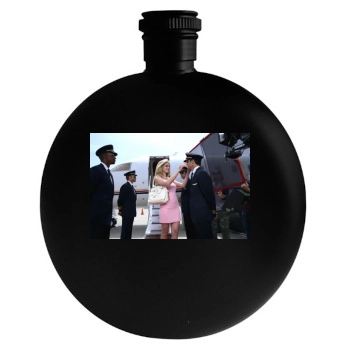 Heidi Klum Round Flask