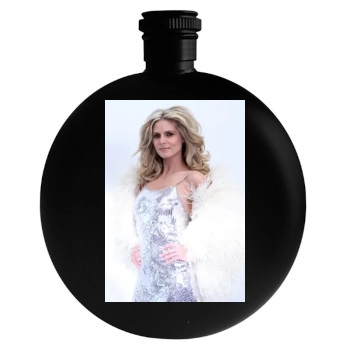 Heidi Klum Round Flask