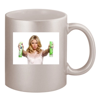 Heidi Klum 11oz Metallic Silver Mug