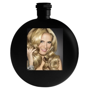 Heidi Klum Round Flask