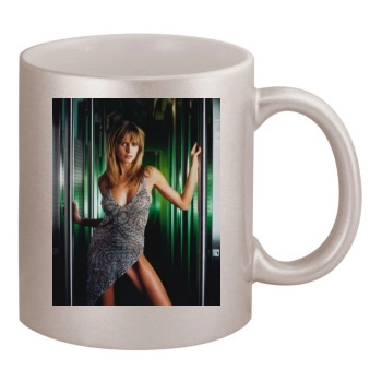 Heidi Klum 11oz Metallic Silver Mug