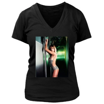 Heidi Klum Women's Deep V-Neck TShirt