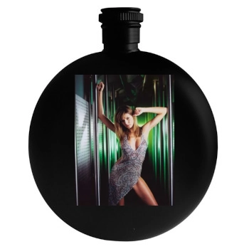 Heidi Klum Round Flask