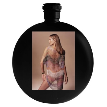 Heidi Klum Round Flask