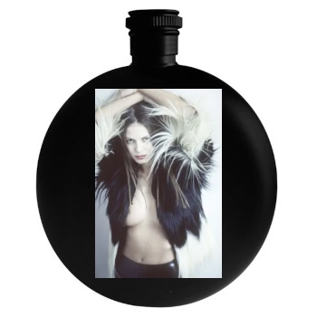 Heidi Klum Round Flask