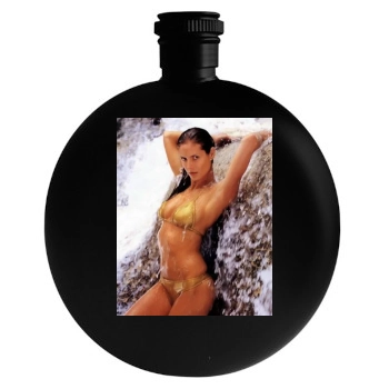 Heidi Klum Round Flask