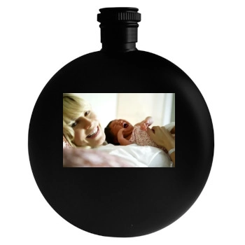 Heidi Klum Round Flask