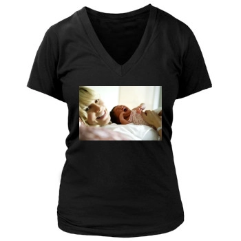 Heidi Klum Women's Deep V-Neck TShirt