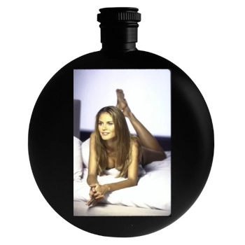 Heidi Klum Round Flask