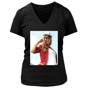 Heidi Klum Women's Deep V-Neck TShirt