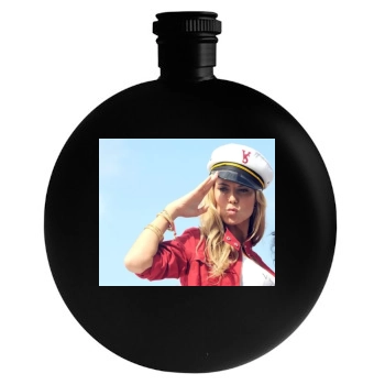 Heidi Klum Round Flask