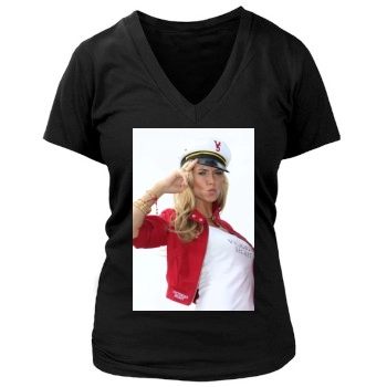 Heidi Klum Women's Deep V-Neck TShirt