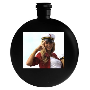 Heidi Klum Round Flask