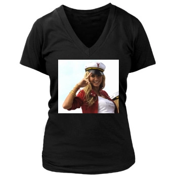 Heidi Klum Women's Deep V-Neck TShirt