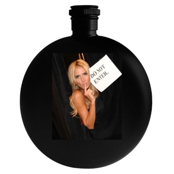 Heidi Klum Round Flask