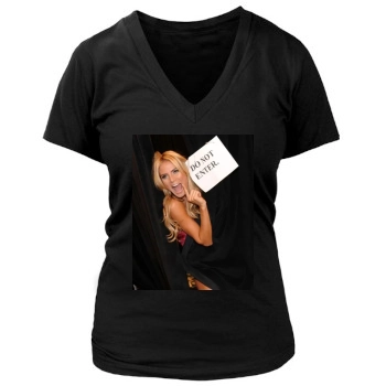 Heidi Klum Women's Deep V-Neck TShirt