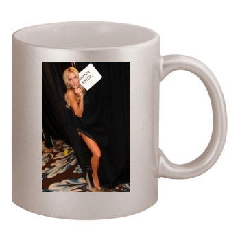 Heidi Klum 11oz Metallic Silver Mug