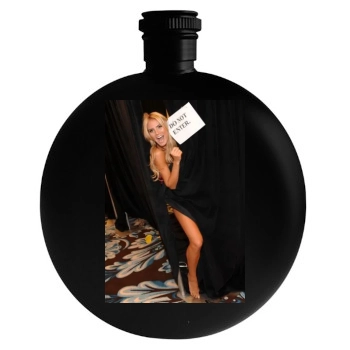 Heidi Klum Round Flask