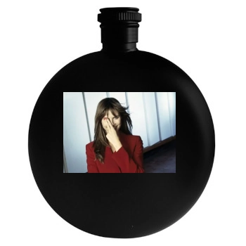 Heidi Klum Round Flask