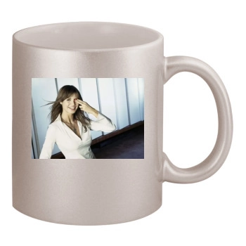 Heidi Klum 11oz Metallic Silver Mug