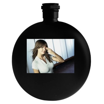 Heidi Klum Round Flask