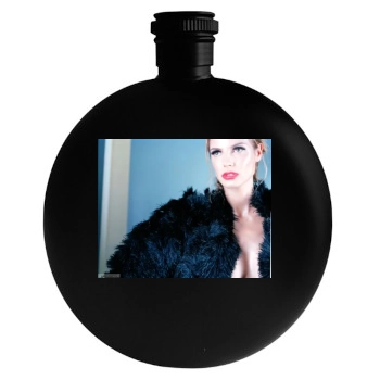 Heidi Klum Round Flask