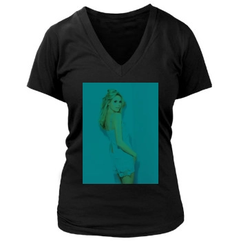 Heidi Klum Women's Deep V-Neck TShirt