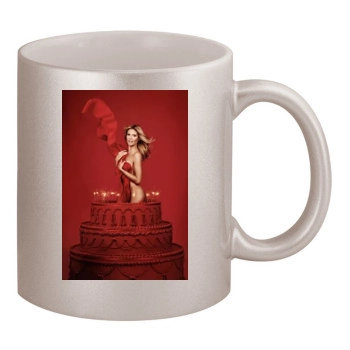 Heidi Klum 11oz Metallic Silver Mug