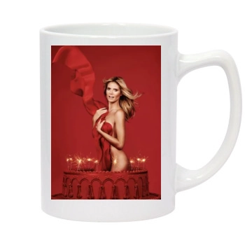 Heidi Klum 14oz White Statesman Mug