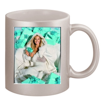 Heidi Klum 11oz Metallic Silver Mug