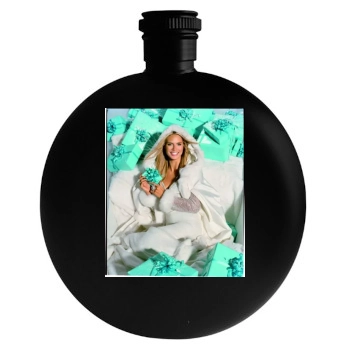 Heidi Klum Round Flask