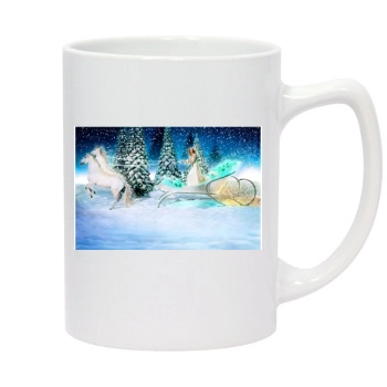 Heidi Klum 14oz White Statesman Mug