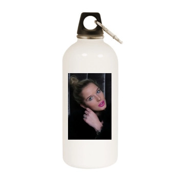 Helen Flanagan White Water Bottle With Carabiner