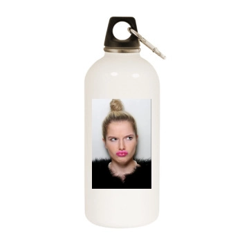 Helen Flanagan White Water Bottle With Carabiner