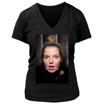 Helen Flanagan Women's Deep V-Neck TShirt