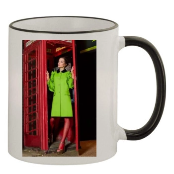 Helen Flanagan 11oz Colored Rim & Handle Mug