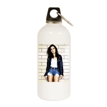 Helen Flanagan White Water Bottle With Carabiner