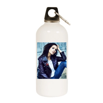 Helen Flanagan White Water Bottle With Carabiner