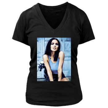 Helen Flanagan Women's Deep V-Neck TShirt