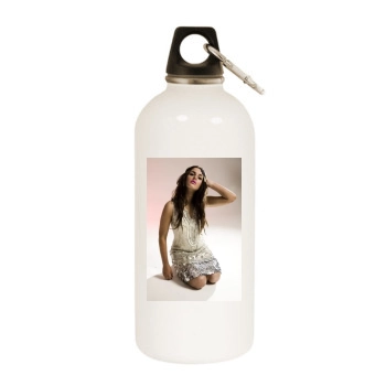 Helen Flanagan White Water Bottle With Carabiner