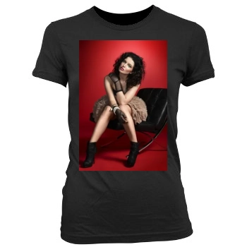 Helen Flanagan Women's Junior Cut Crewneck T-Shirt