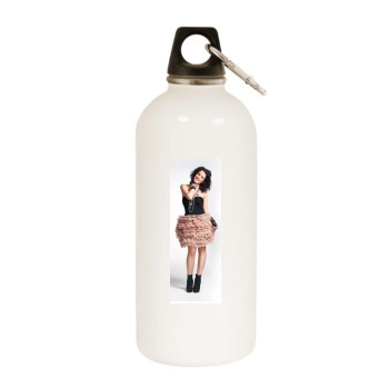 Helen Flanagan White Water Bottle With Carabiner