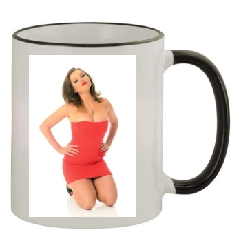 Helen Flanagan 11oz Colored Rim & Handle Mug